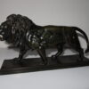Bronze Skulptur " Löwe " signiert A.L. Barye