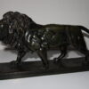 Bronze Skulptur " Löwe " signiert A.L. Barye