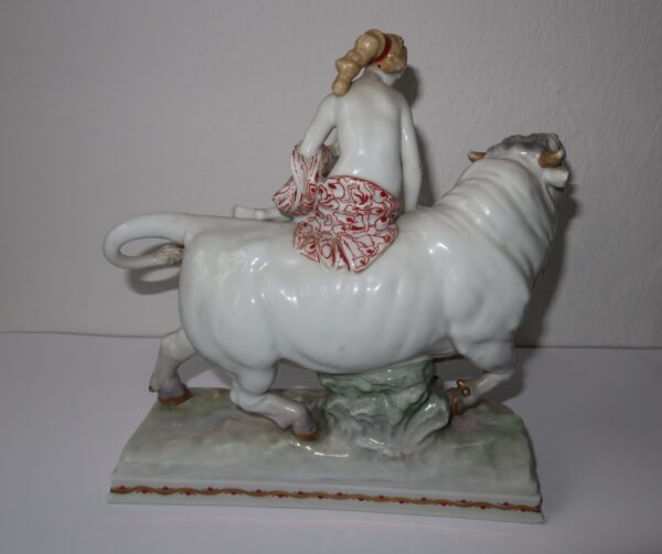 ENS -Porzellanfigur " Europa auf dem Stier "
