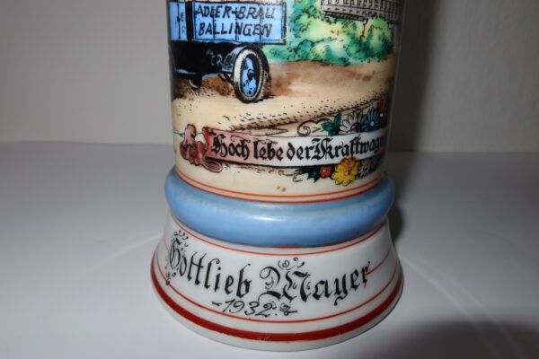 Bierkrug " Adler-Bräu-Balingen "