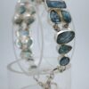 925 Silberarmband Aquamarin