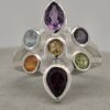 925 Silber Chakra-Ring – Bild 2