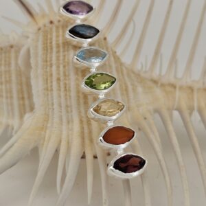 925 Silber Chakra Anhänger